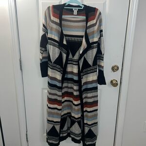 Monroe&Main cover up blue beige black